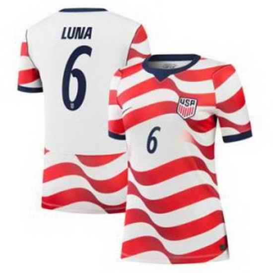 Women 6 Diego Luna USMNT 2026 Home Stadium Replica Jersey 4